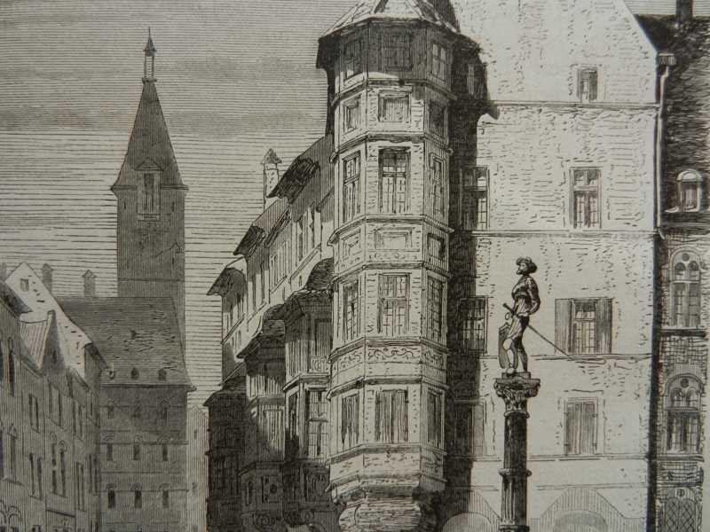 Stiche: Schaffhausen Marktplatz – Gebraucht aus Risch von Rischli15 4