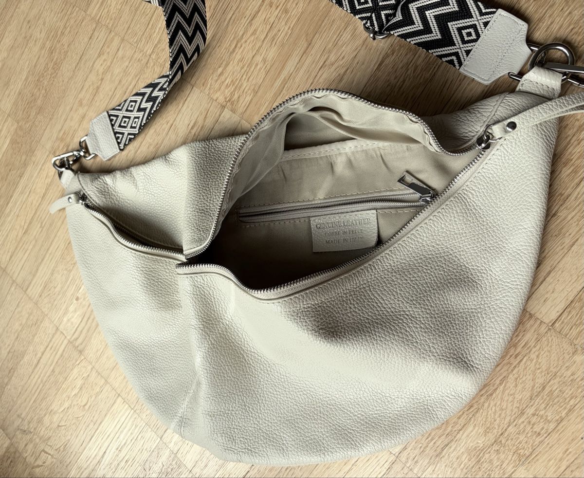 Borse da donna: Ledertasche Damen, cremeweiss – Usato da Nürensdorf venduto da salut 2