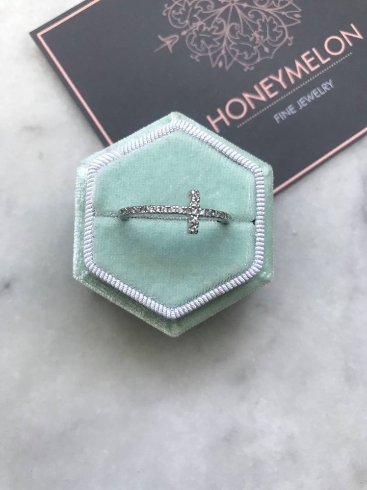 Anelli: Ring 51mm s925Silber NEU – Nuovo e nell'imballaggio originale da Zürich venduto da Honeymelon_Jewelry
