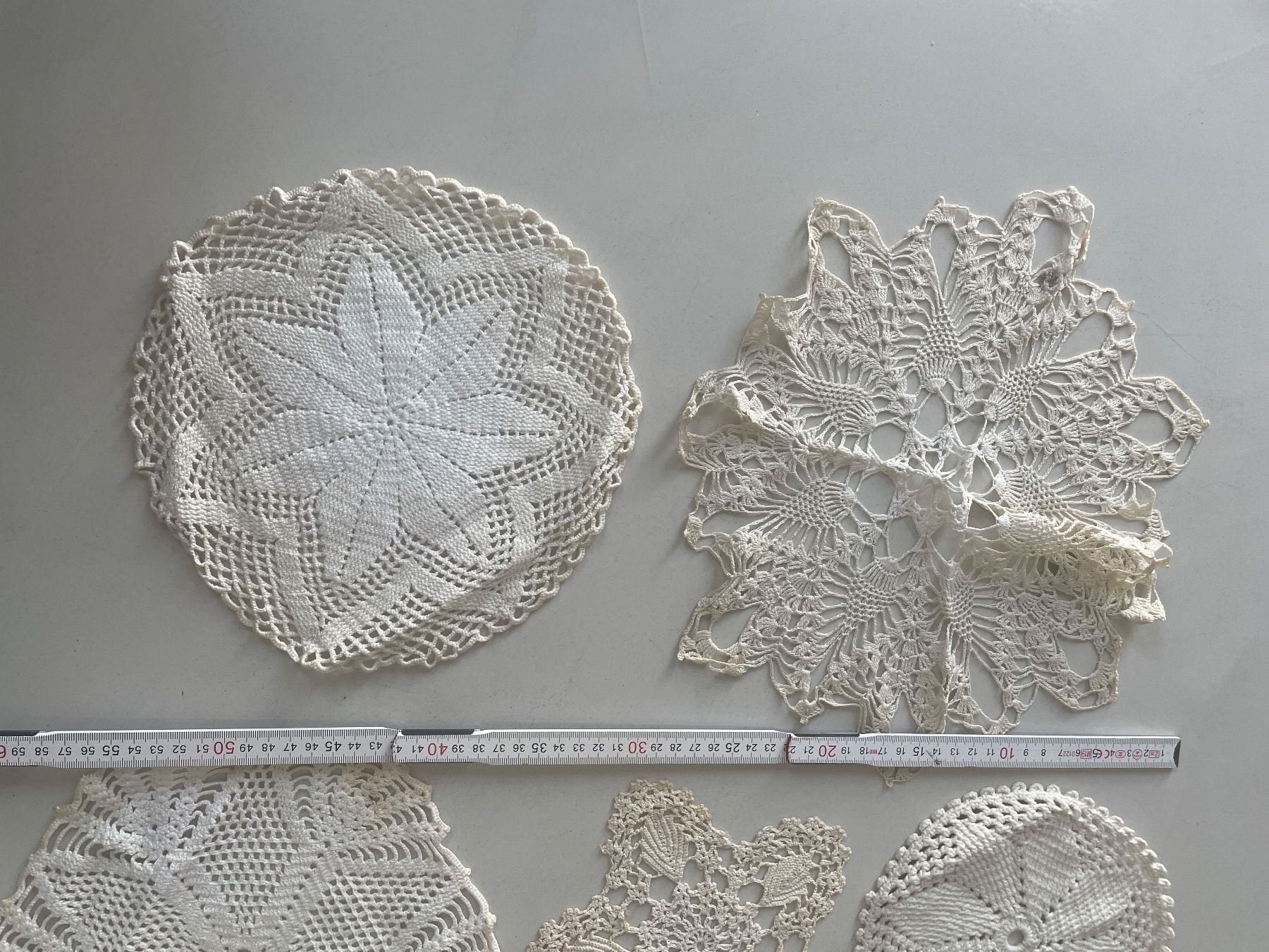 Sonstige Tischwäsche: Lot of 6 Häkeldeckchen – Gebraucht aus Minusio von Pink222 4