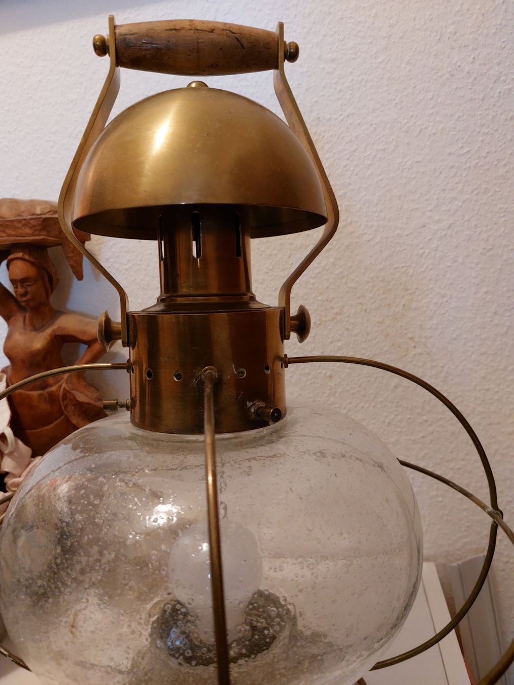 Lampade: 2 lampe de table  artisanal électrique vintage ancienne – Usato da Lausanne venduto da Thy19 3