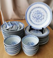 China Reiskornporzellan Geschirr-Set 40 Teile, Vintage, Top 