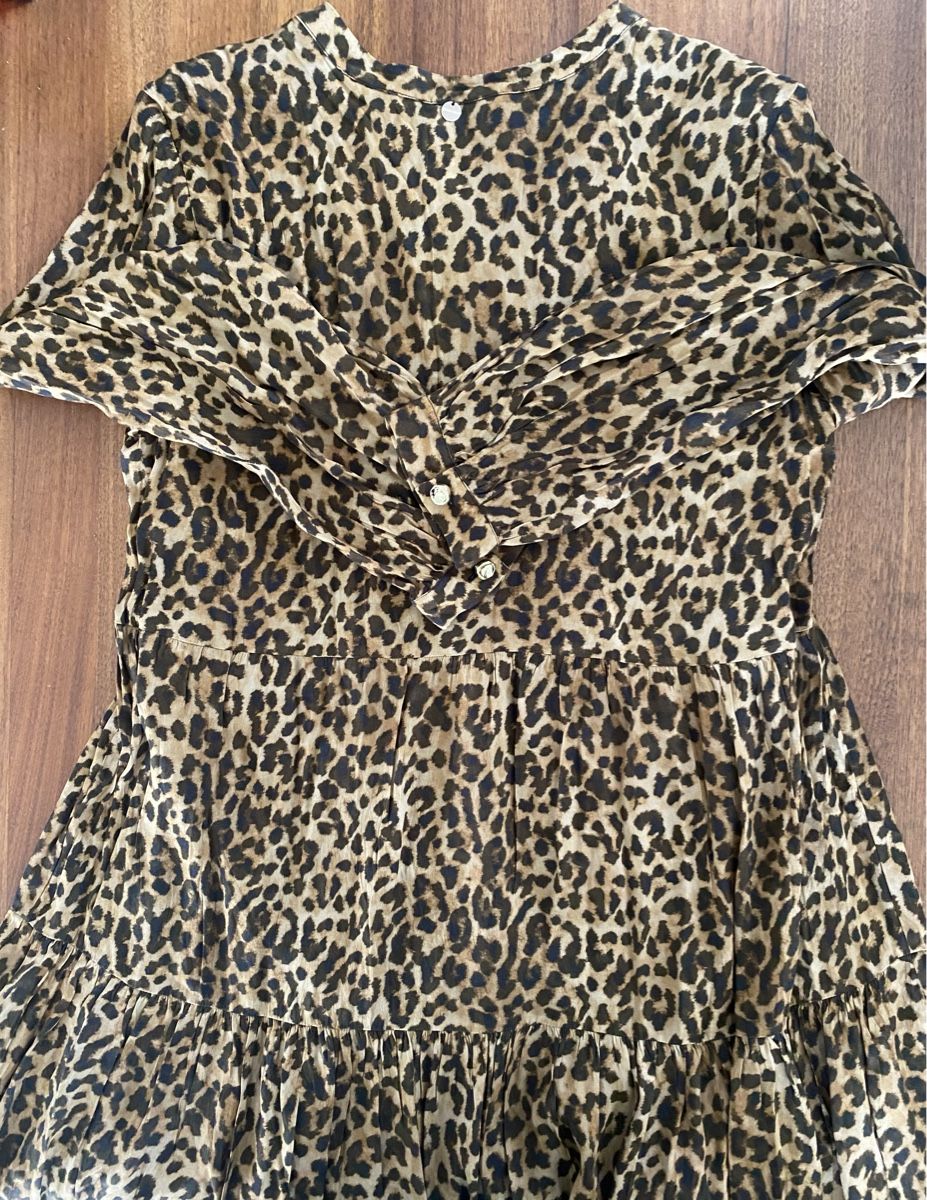 Rich & Royal Kleider: RICH & ROYAL Kleid Gr. 40 mit Leopardenmuster – Gebraucht aus Jona von Flamingoo 4