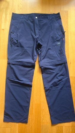 Mammmut Wanderhose Zip-Off, Gr. 46, blau