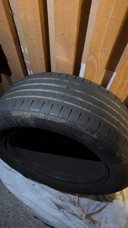 4 Pneus + jantes (205/55 R16 – Continental) (D'occasion) à Renens VD ...