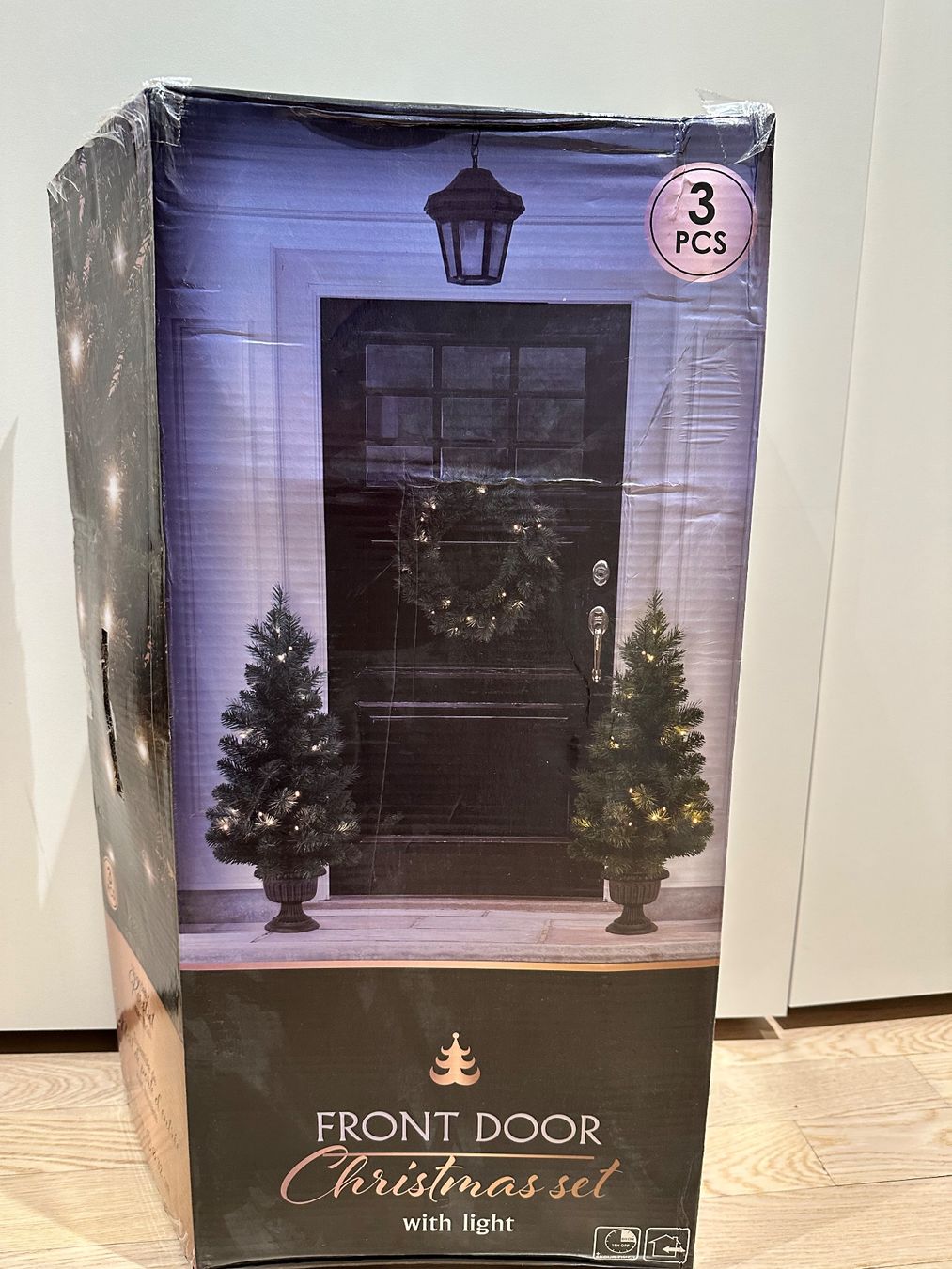 Tutte le decorazioni: Front Door Christmas Set mit Lichterkette – Nuovo (secondo la descrizione) da Therwil venduto da R005