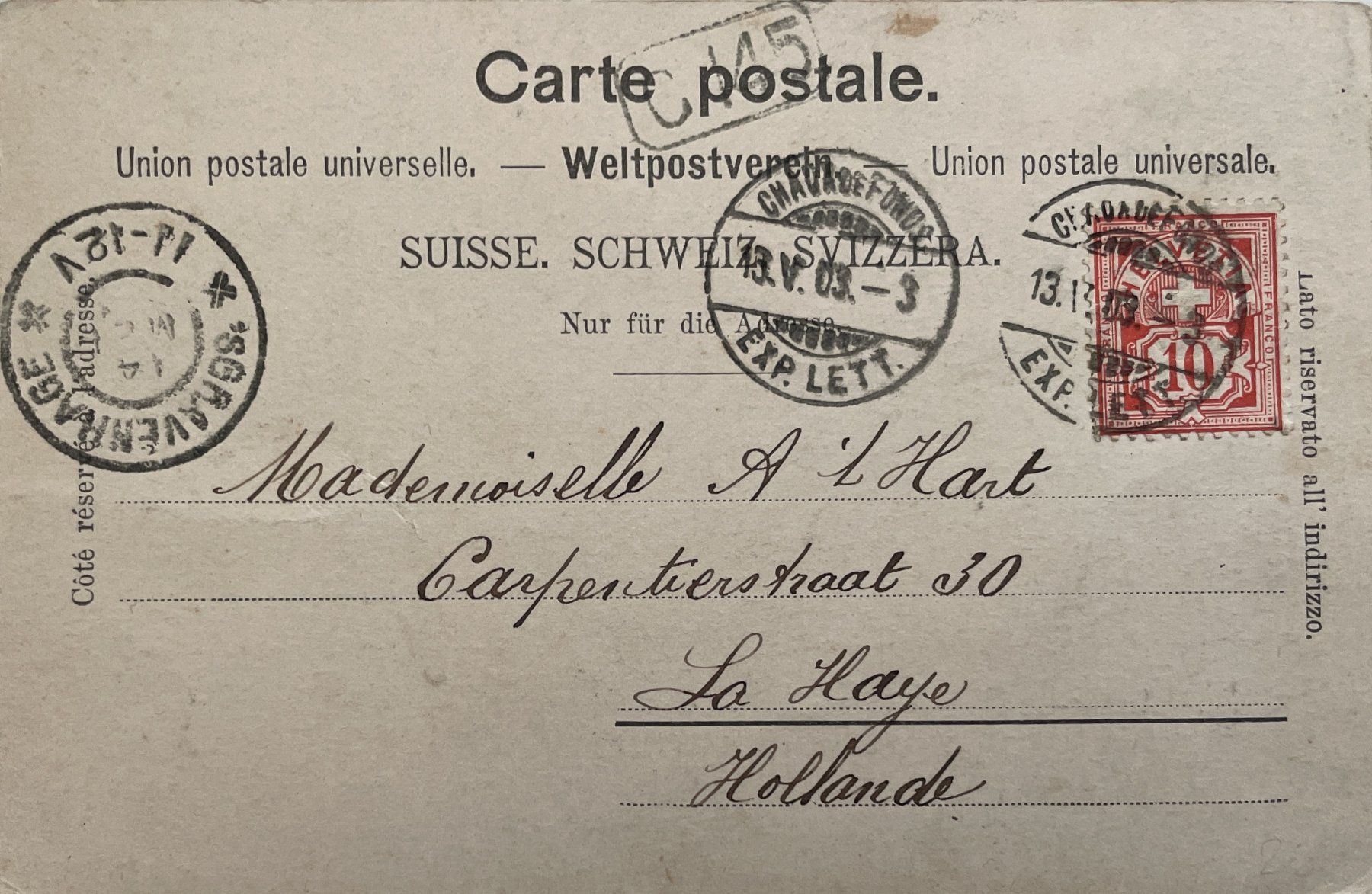 Ansichtskarten: La Chaux-de-Fonds - Place du Marché – Gebraucht aus Savagnier von Ne2065 1