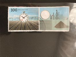 Schweiz 2012 Kunst Bahnhofsuhr 100 gestempelt