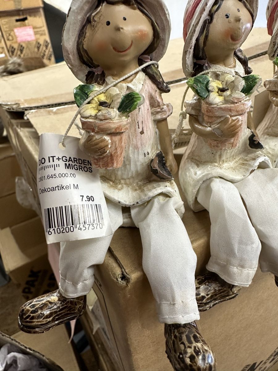 Alle Dekorationen: Figuren Mädchen und Junge 6 stk Neu – Neu und originalverpackt aus Frümsen von Swissline90 3