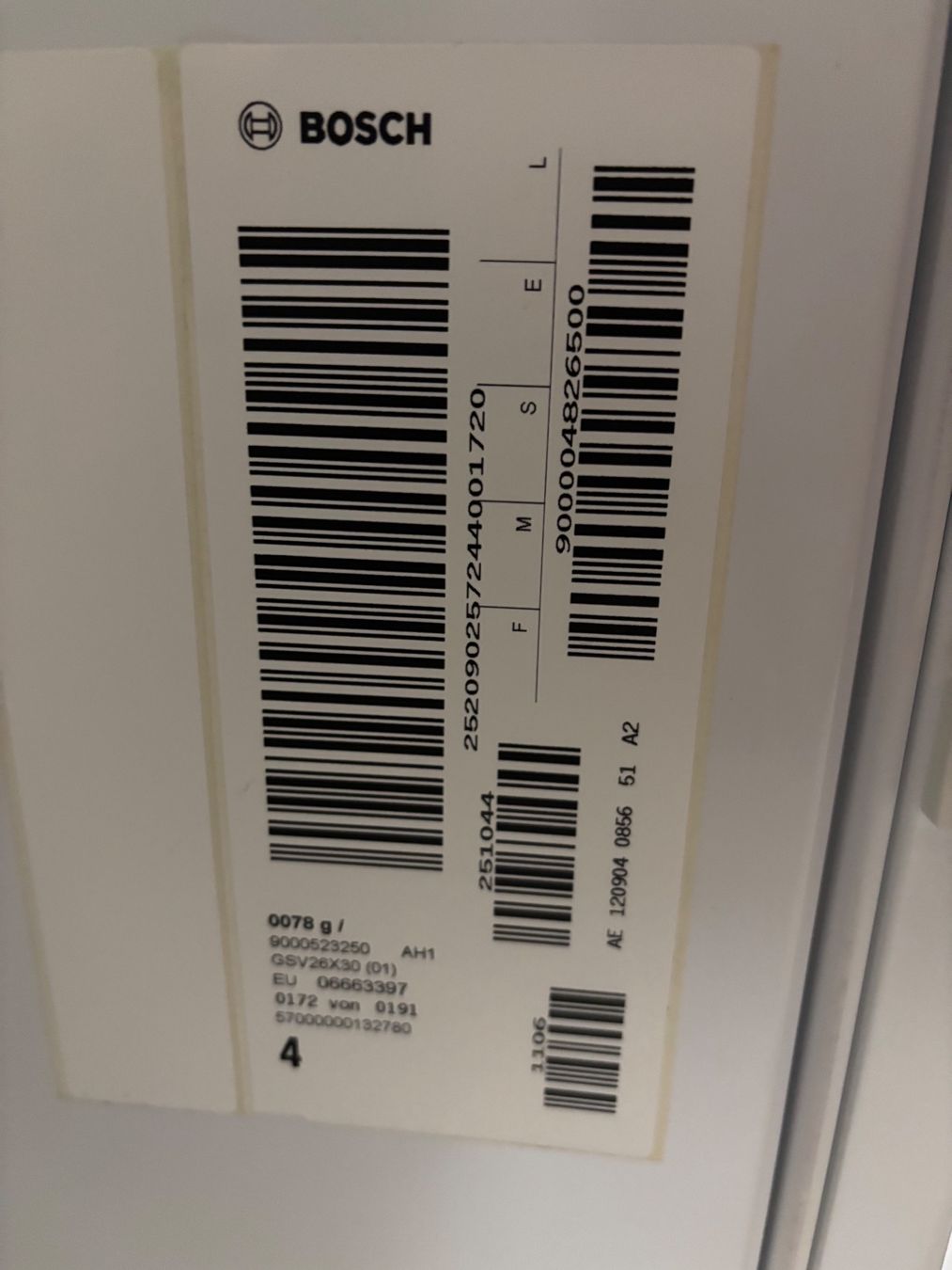Bosch Congelatori: Bosch Gefrierschrank – Usato da Meilen venduto da g2r_95nz 4
