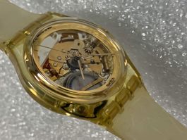 Swatch Club-Uhr*Club Special *GOLDEN JELLY *GZ115*1990