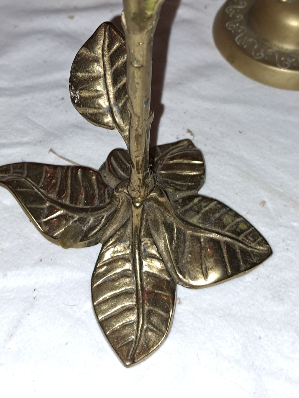 Portacandele: antiker Kerzenständer Rose – Usato da Kölliken venduto da Upcycling-by-Mc-TAM 1