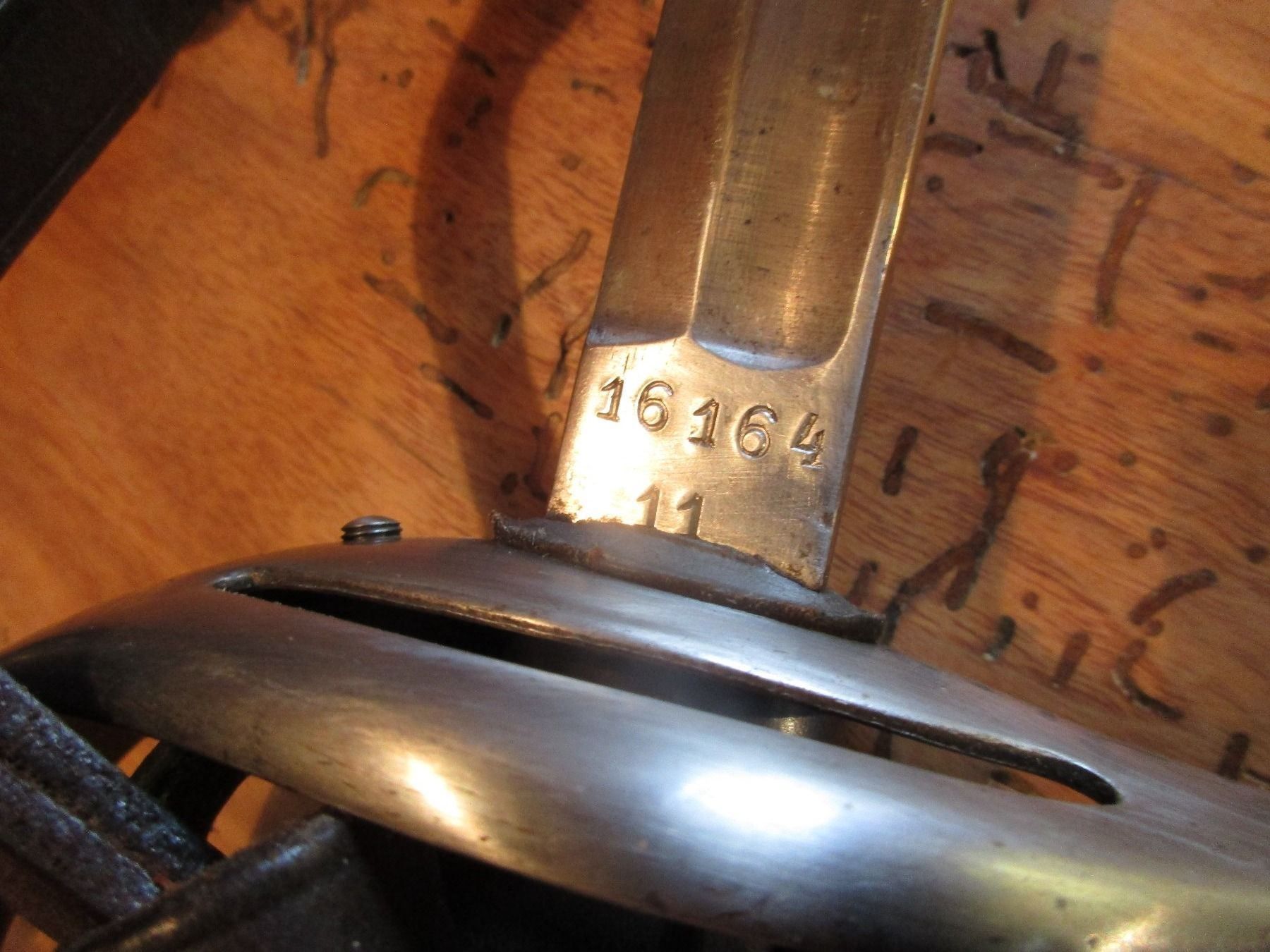 Schweizer Armee Stichwaffen: Mannschaftssäbel Mod. 96  Nr. 16164 1911 – Gebraucht aus Bowil von vifi01 3
