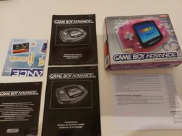 Game Boy Advance nur OVP Nintendo rosa