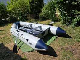 Schlauchboot 380 x 170 , NEU! 3.5 PS Mercury, Slipper , TOP