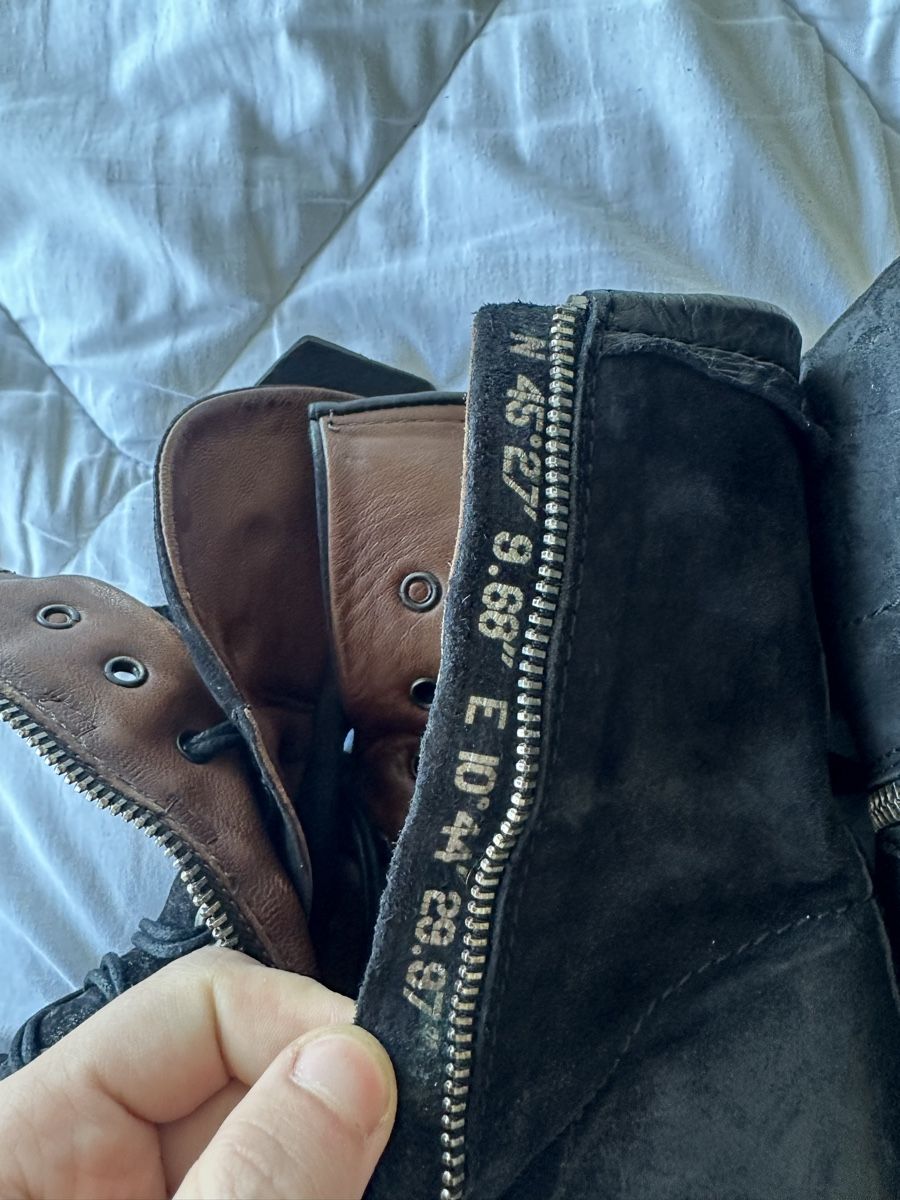 A.S.98 Scarpe da donna: AS 98 Black Leather Boots, Buckles, Chains, Size 39 – Usato da Zürich venduto da megastored 5