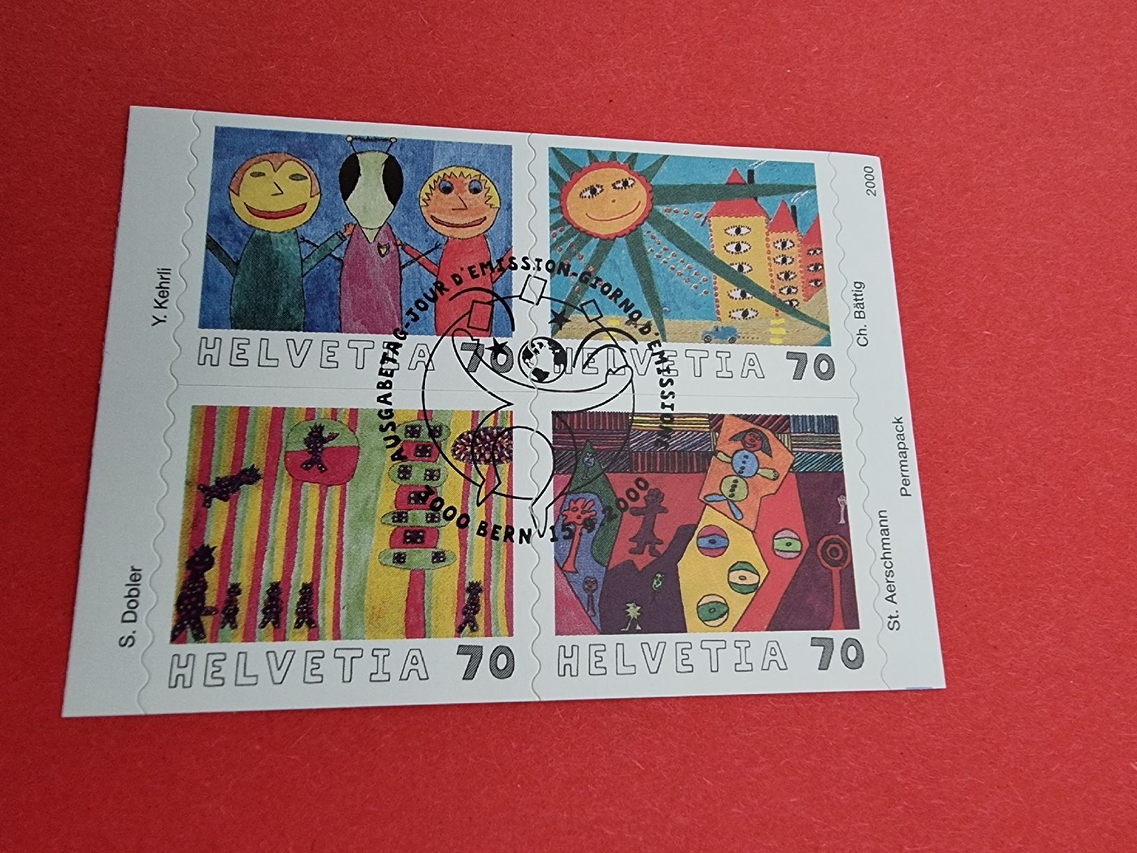 Tutti i francobolli: Dauermarken 2000 Kinder- Zeichenwettbewerb – Nuovo (secondo la descrizione) da Obergösgen venduto da hachma 1