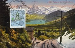 Arth-Rigi-Bahn, Maximumkarte, Philatelie