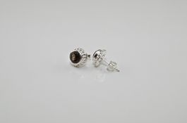 Ohrstecker Silber 925 & Rauchquarz (13680)