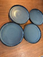 Blaue 6 Teller Set von BonBistro