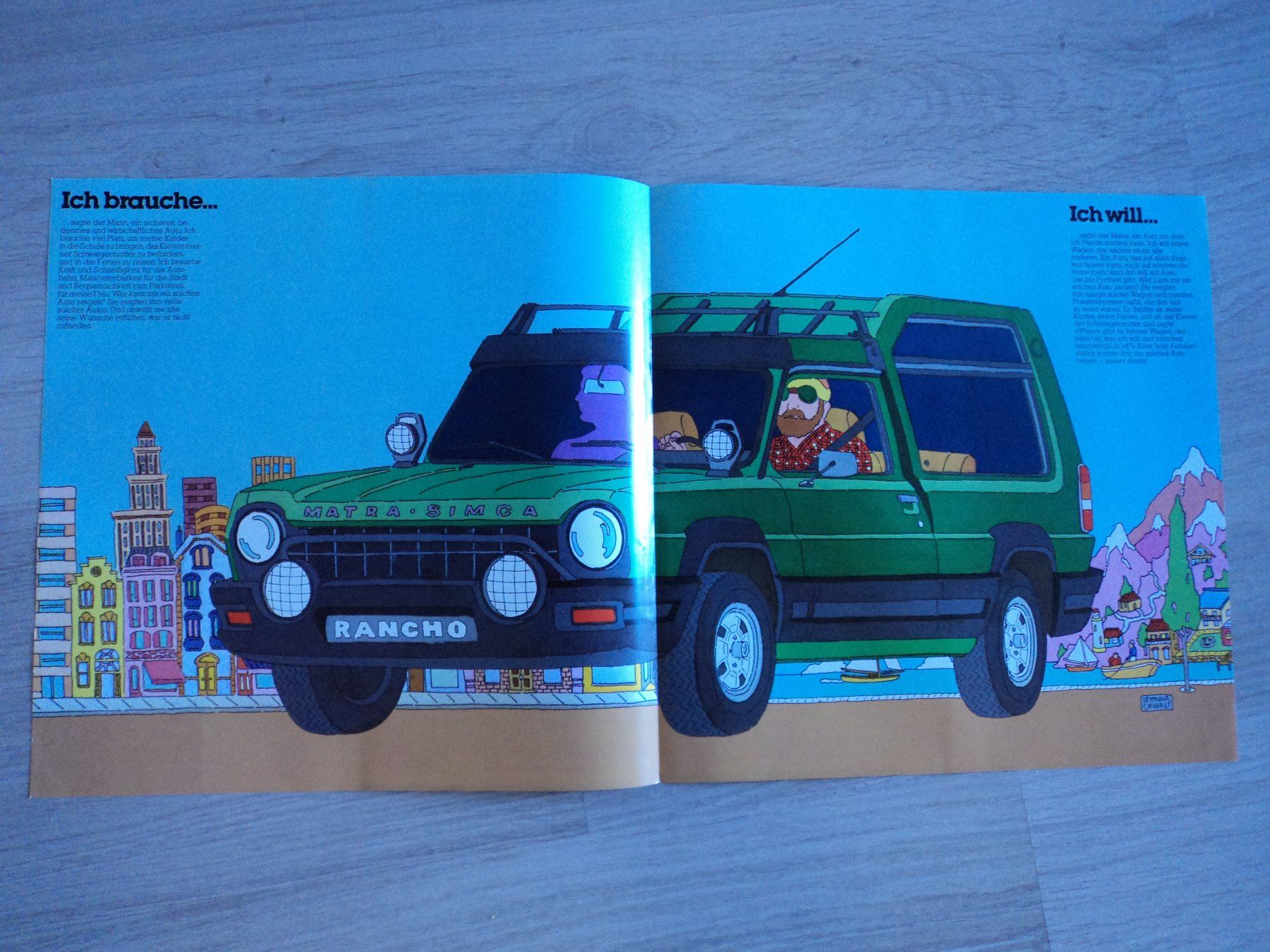 Simca Dokumente: Prospekt Matra Simca Rancho 1977 – Gebraucht aus Schwarzenburg von modelCARama