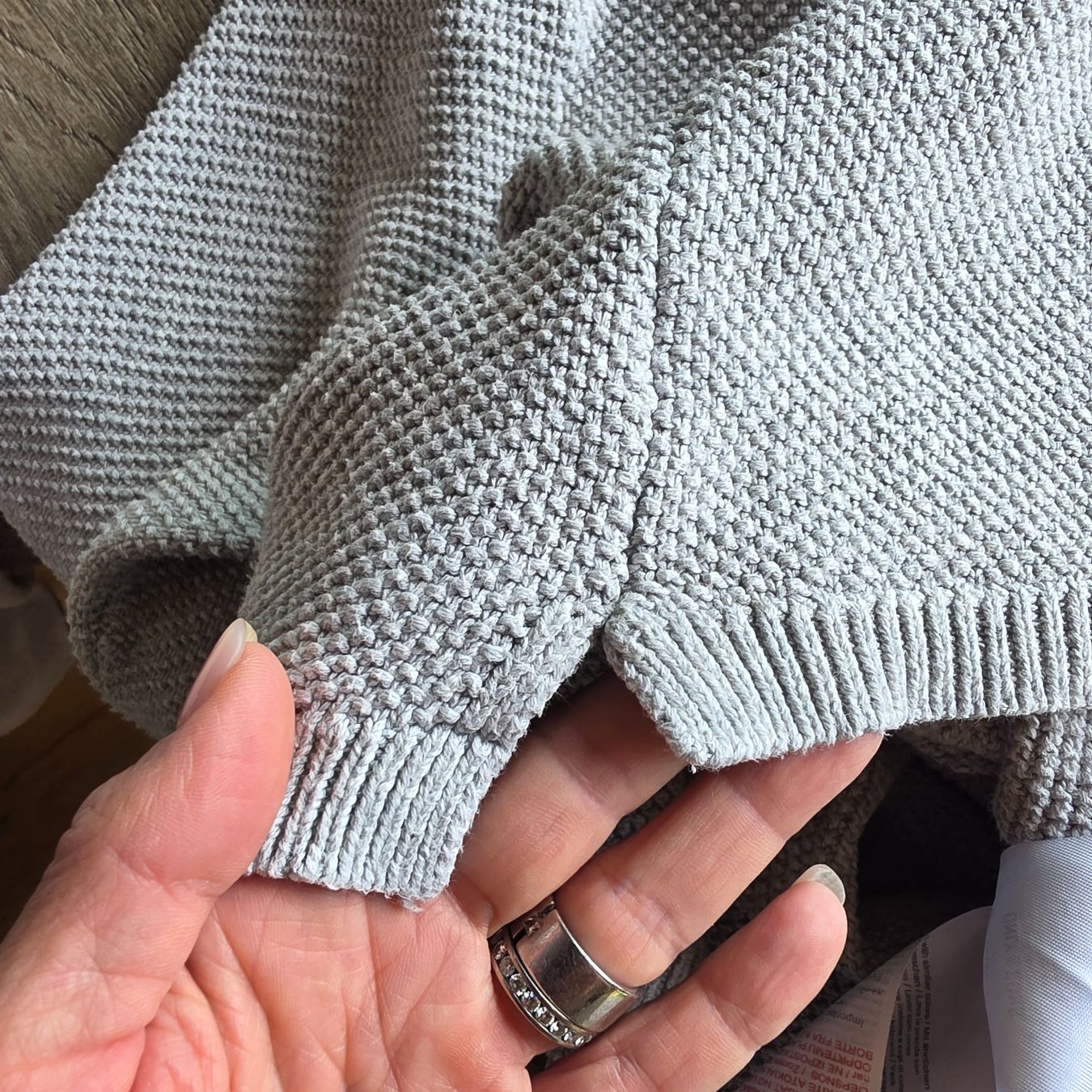 Maglioni & Felpe: 🐸 ONLY & SONS PULLOVER HERREN S COTTON PERLSTRICK HELLGRAU – Usato da Môtier (Vully) venduto da Frogs 7