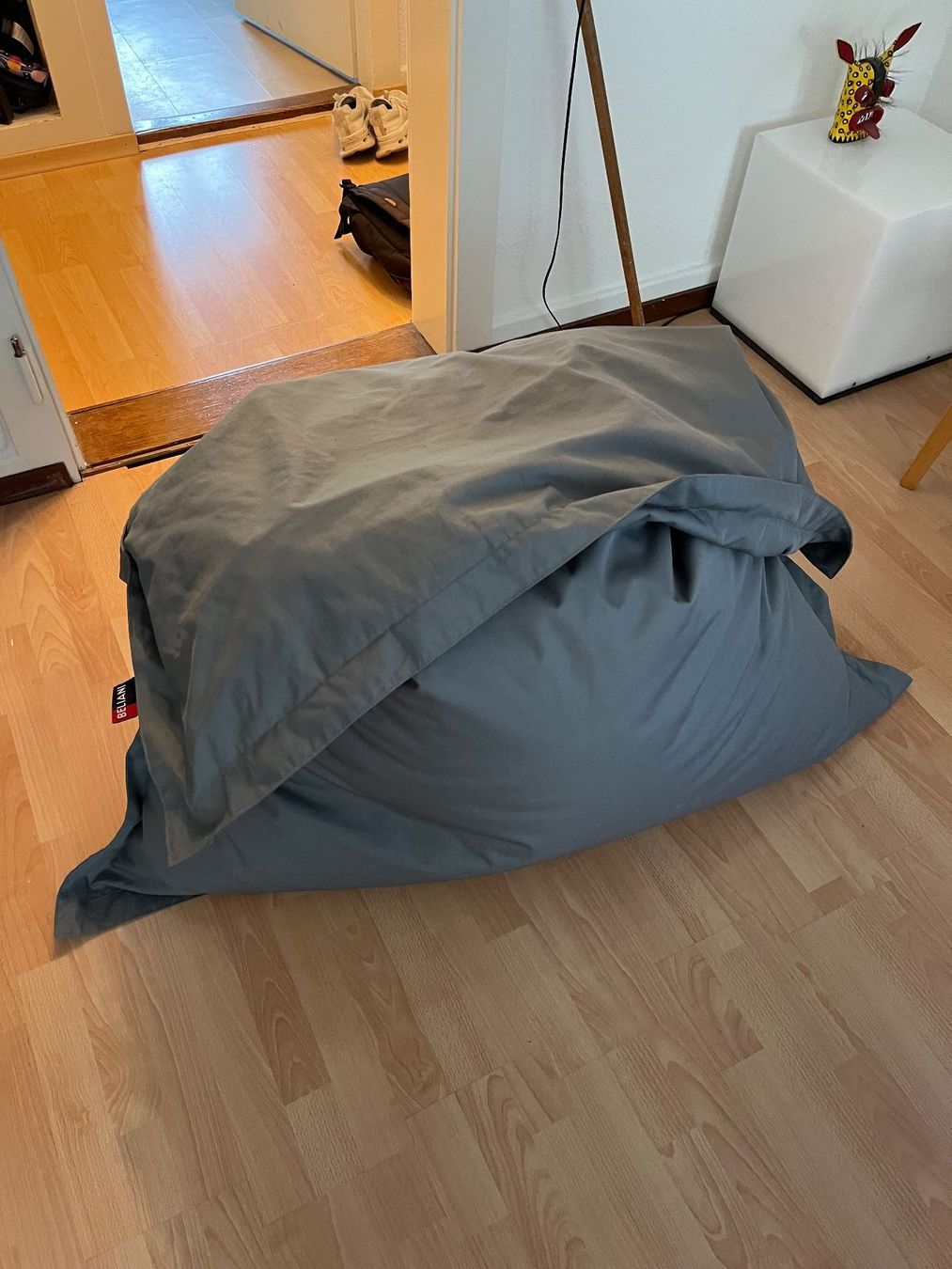 Beliani Sessel: Sitzsack - Beliani Fuzzy - Grau – Gebraucht aus Zürich von puterich 2