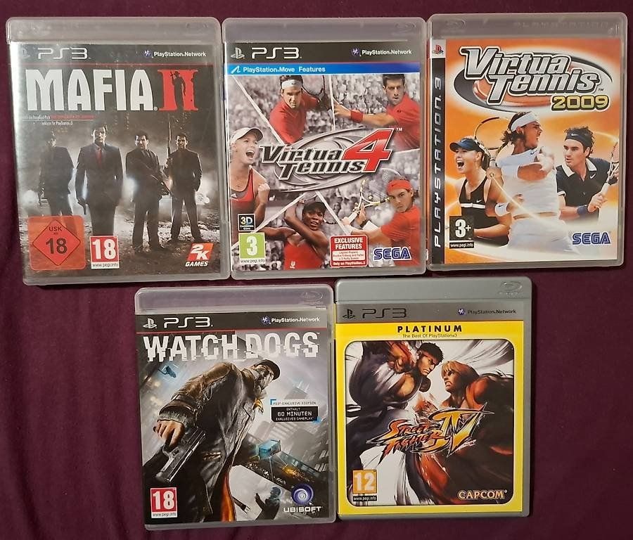 Sony Console: Playstation 3/Controller/5 Games – Usato da Basel venduto da mgn_ft72 2