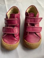 Naturino Klettschuh Gr 22 Echt Leder Schuh hoch rot Bordeau