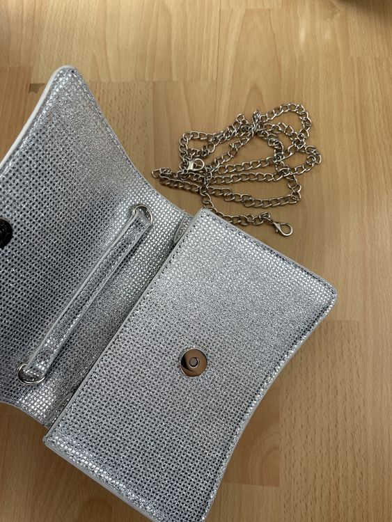 Sacs femmes: Silberne Glitzer Handtasche, neuwertig – Neuf (Voir description) à Diepoldsau par Sonne14 2