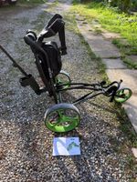 Golf Trolley Big Max schwarz grün gebrauchter Zustand, Nr10
