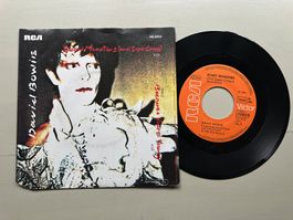 DAVID BOWIE tolle Kult Single Scary monsters Top Hit 1980