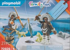 PLAYMOBIL FAMILY FUN 70606 FAMIGLIA DI ESCHIMESI new