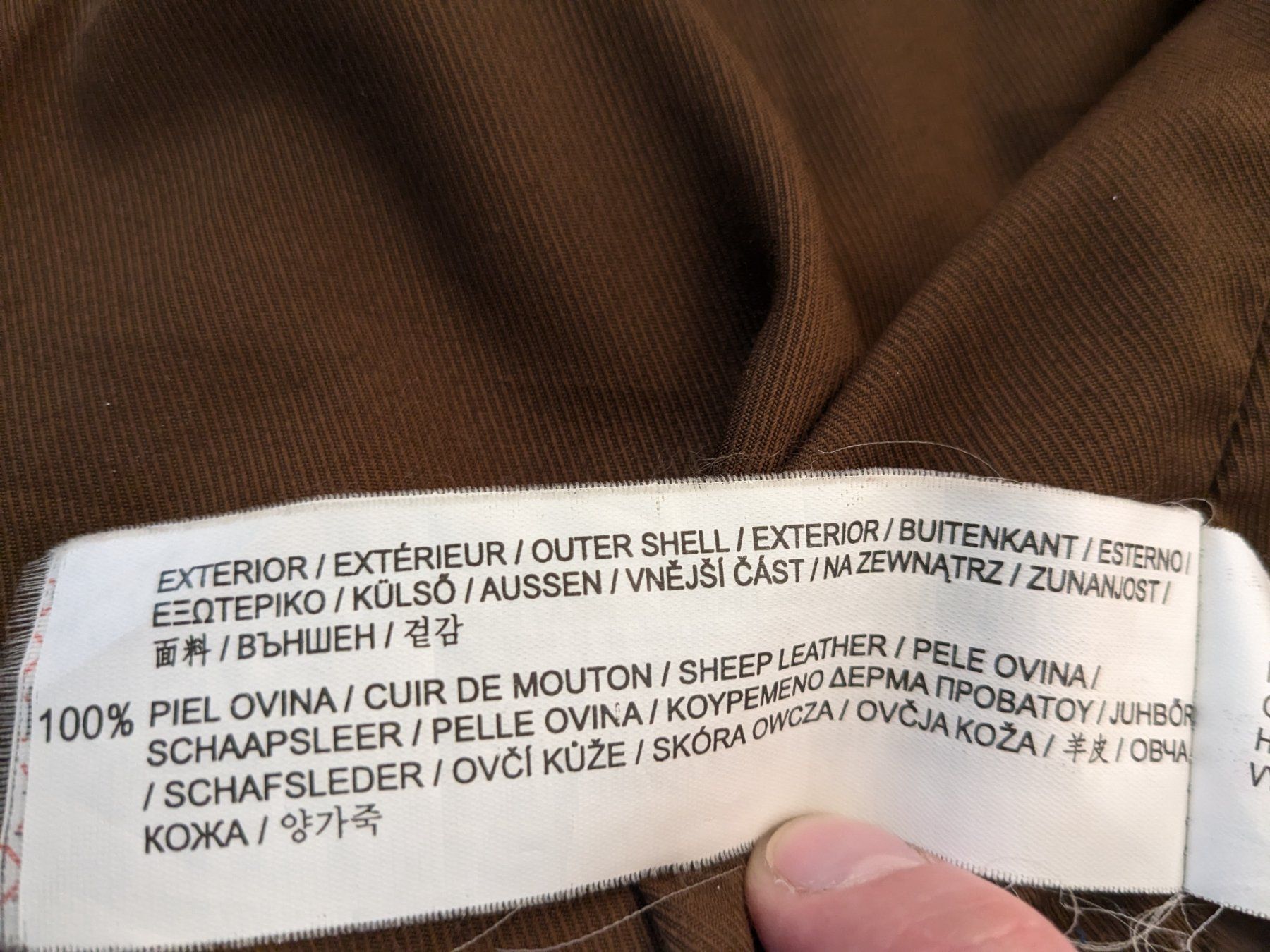Giacche: Pull&Bear brown leather fitted jacket, size M unique vintage – Usato da Zürich venduto da Iris__ 6