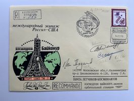 Sojus TM-21 Startbeleg 14.3. 95 zur MIR mit Crew 3 OU