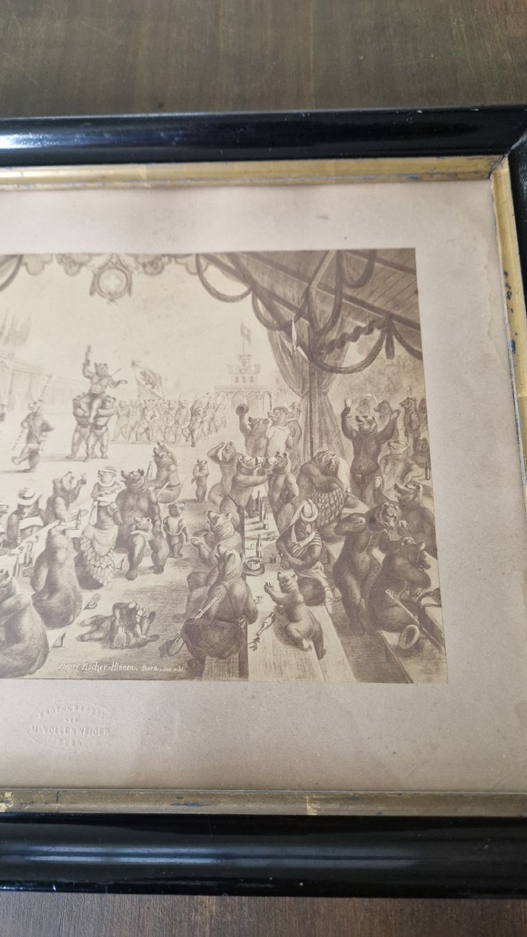 Poster & Bilder: Schützenfest Bern 1885 – Gebraucht aus Biberist von Femat 2