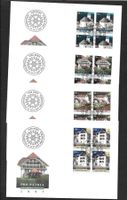 4 FDC Pro Patria 1997 Serie Viererblöcke ET 13.5.1997