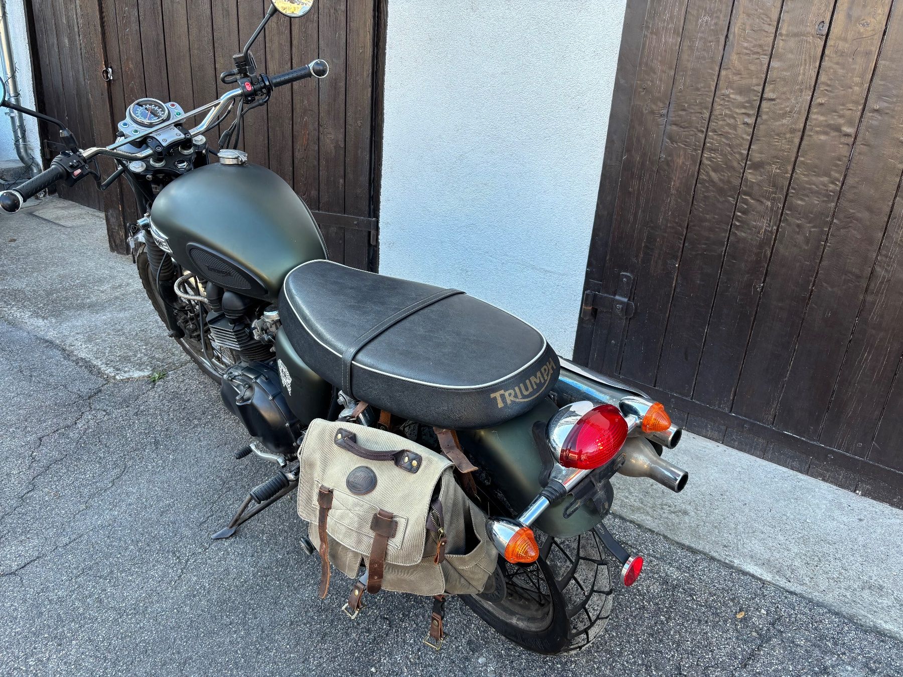Triumph Strasse: Top-gepflegte Triumph Scrambler 900er Typen X mit nur 7209km – Gebraucht aus Schleitheim von Strandhuuuus 2
