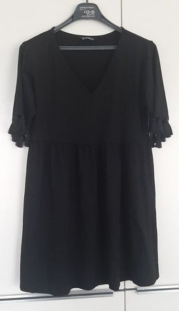 Schönes oversize Kleid/ Robe oversize à pompons Gr. L *NEU*