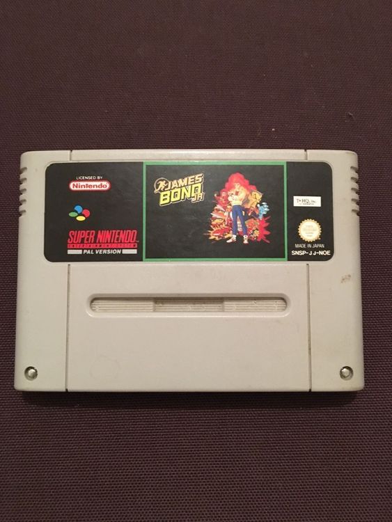 Jeu James Bond Jr. NES PAL - Bon état Avec Boîte - Version Japonaise