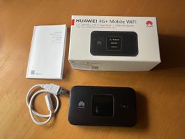 Huawei 4G+ Mobile WiFi Hotspot LTE schwarz mit Zubehör
