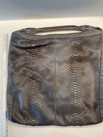 Handtasche, traumhaft schön und butterweich, Schlangenleder