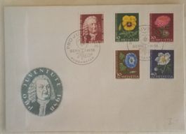 ZB136) 1958, FDC Pro Juventute (P2) ohne Adresse Kt. 30.-