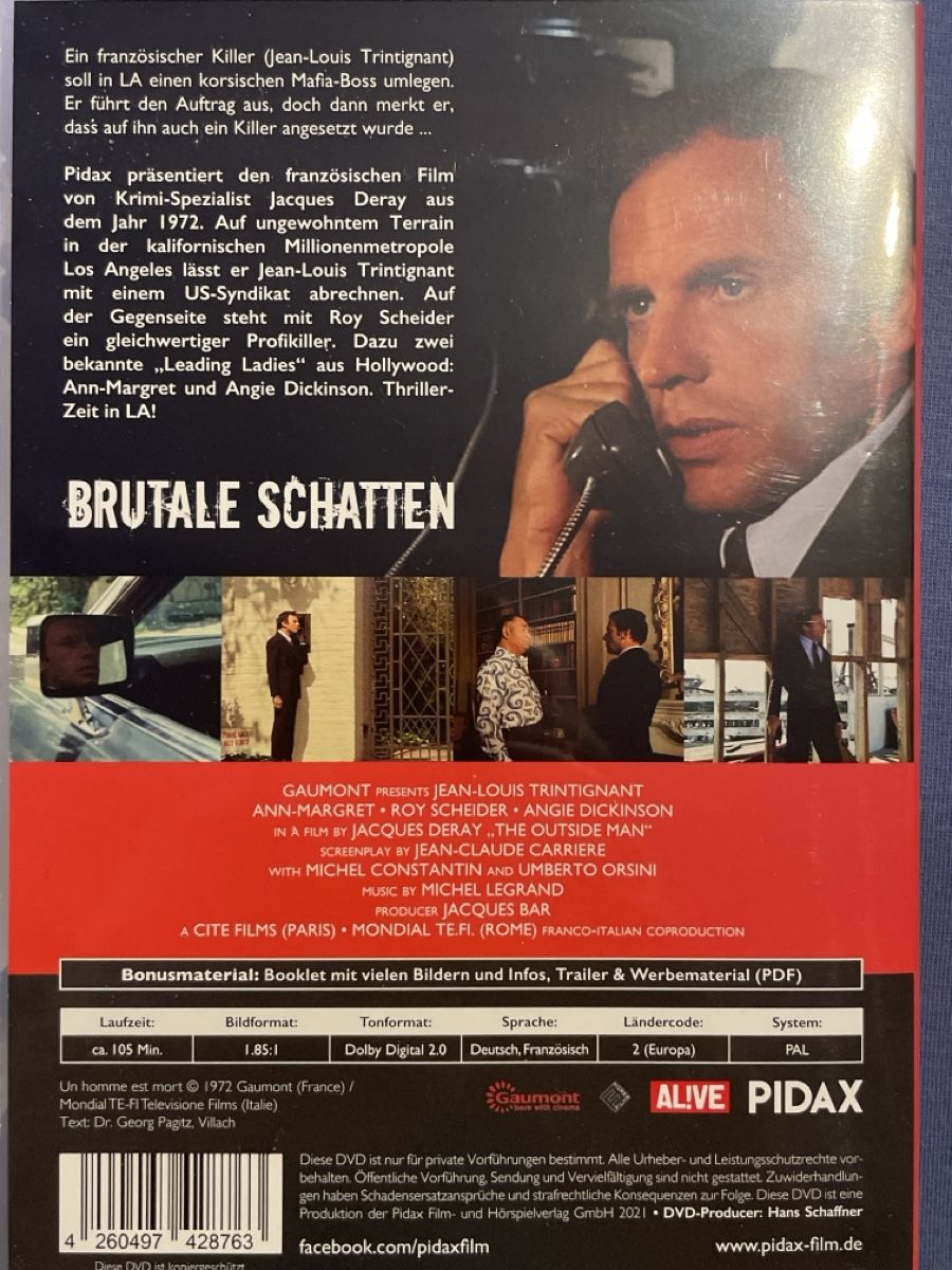 Tutti i DVDs: Brutale Schatten (1972) – Usato da Waldenburg venduto da Mimily33 1