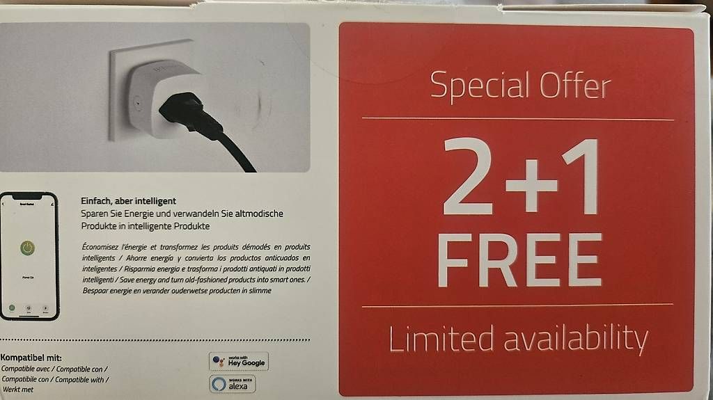 Interruttori: Hombli Smart Socket CH  3er-Set, 2 davon neu – Usato da Zug venduto da Kira_6300 2