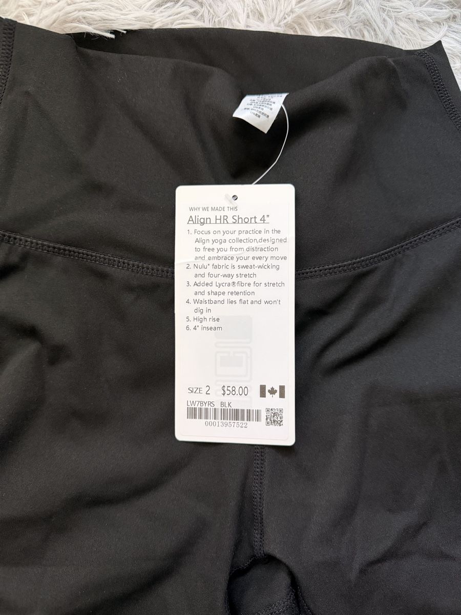 Lululemon Leggings: Lululemon Schwarz Shorts – Nuovo (secondo la descrizione) da Embrach venduto da NovasOutlet 3