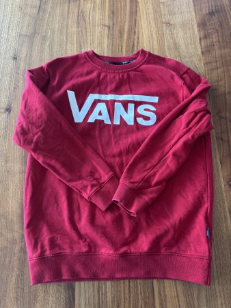 VANS Sweatshirt rot in Grösse L (Kinder) entspricht 152