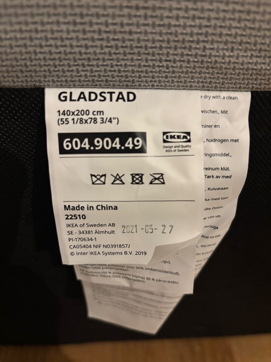 Letti: Ikea Bettkomplett Gladstad 140x200 – Usato da Zug venduto da Deks 6