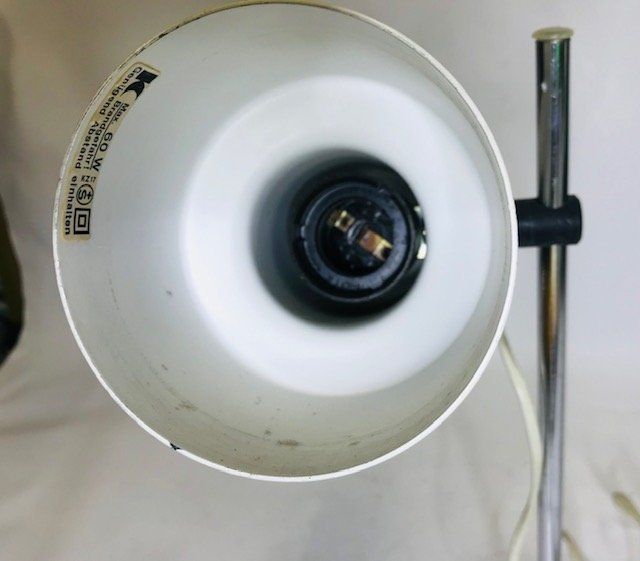 Lampade: Bürotischlampe weiss 60-70er – Usato da Zürich venduto da gigimai67 7