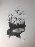 Dessin format a3, original signé